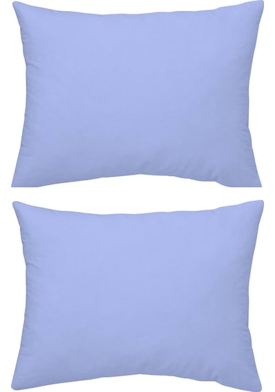 Makiteks Yüzde Yüz Pamuklu 2 Adet 35x45 Cm Mavi Düz Boya Bebek Yastık Kılıfı Mavi