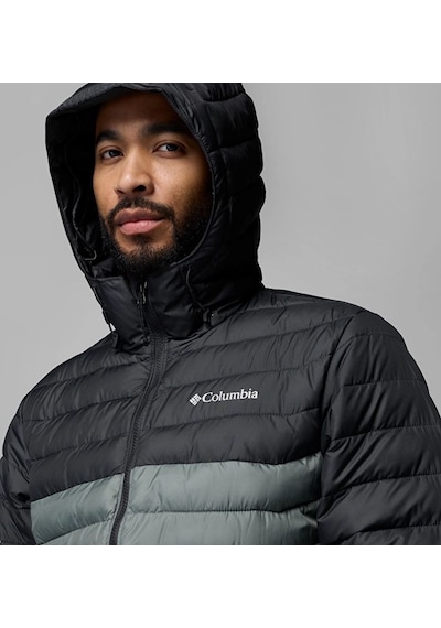 Columbia Powder Lite Iı Kapüşonlu Erkek Mont Wo6272 Yeşil