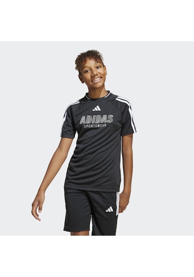 Adidas Jı6178 J Hot Tee Çocuk T-shirt Siyah