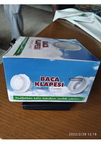 Sızdırmaz Contalı Baca Klapesi, Aspiratör Duman Kapağı Baca Kapak
