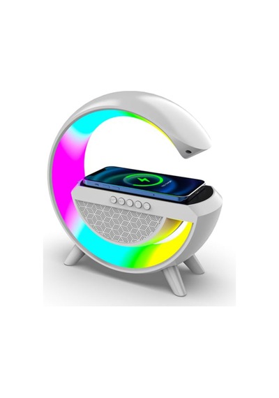 4 Adet Akıllı Masa Lambası Hoparlörlü Led Işık Ve Kablosuz Şarj, Smart Desk Lamp, Wireless Charger, Alk2289