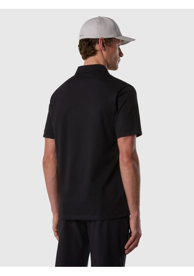 North Sails Kısa Kollu Pamuklu Erkek Polo Yaka T-shirt-33489 Siyah