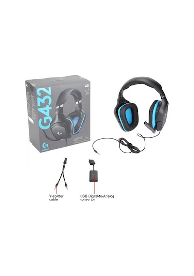 Logıtech G432 Kablolu Gaming Kulaklık 981-000770