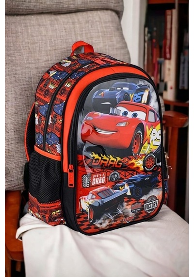 Erkek Çocuk Cars Hawk Victory İlkokul Çantası Çok Renkli