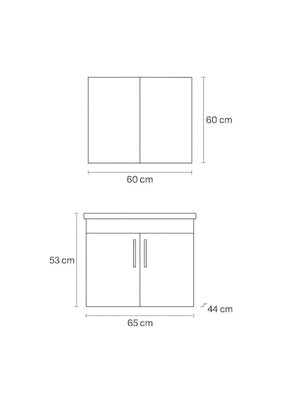 Dmz Home Concept Liventa 65 Cm Ahşap Renkli, Seramik Lavabolu, Md Ahşap Dmz Home Concept Liventa 65 Cm Ahşap Renkli, Seramik Lavabolu, Md Ahşap