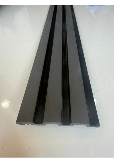 Polimer Antrasit Duvar Ofis Tv Arkası Koridor Dekoratif Panel 5 Adet 55 Cm