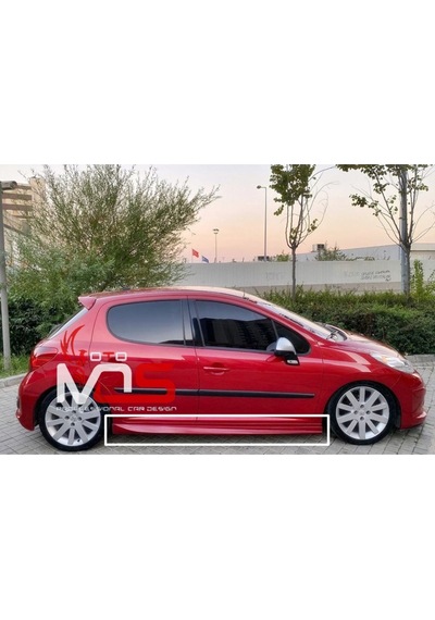 Peugeot 207 Aero Marşpiyel Sağ Sol Takım Fiberglass Boyasız