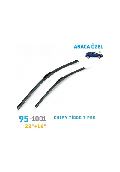 Silecek Muz Chery Tiggo 7 Pro 22"+16" 2ön Uyumlu