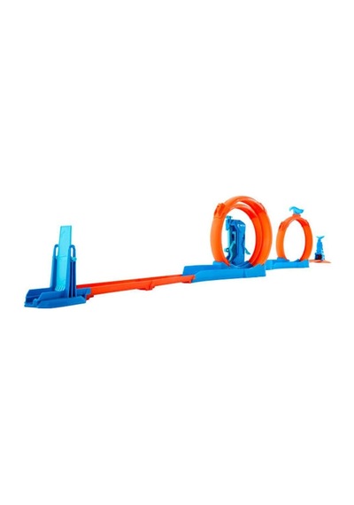 Jdw39 Hot Wheels Track Creator Triple Loop Speed Kit Çok Renkli