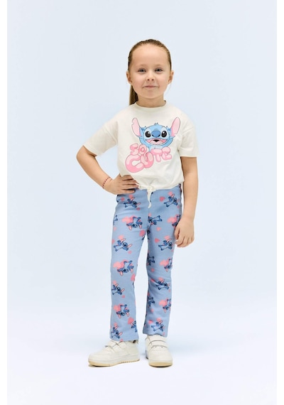 Defacto Disney Lilo & Stitch 2'li Takım Kısa Kollu Tişört Fitilli Kaşkorse İspanyol Paça Tayt Kız Bebek E480 Mavi Defacto Disney Lilo & Stitch 2'li Takım Kısa Kollu Tişört Fitilli Kaşkorse İspanyol Paça Tayt Kız Bebek E480 Mavi
