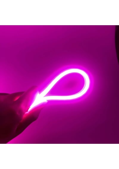 Neon Led Ip65 Piksel 6x12 Hortum Bant Şerit 5m Rgb Dc 12v Smd 2811 2.5cm Kesilir Esnek Silikon Su Geçirmez RGB