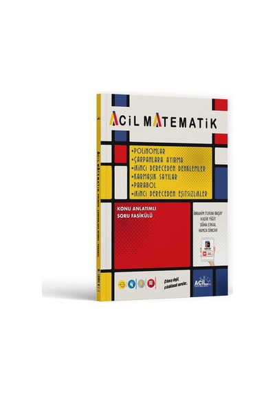 Acil Yayınları Matematik Polinomlar Çarpanlara Ayırma 2. Dereceden Denklemler Karmaşık Sayılar