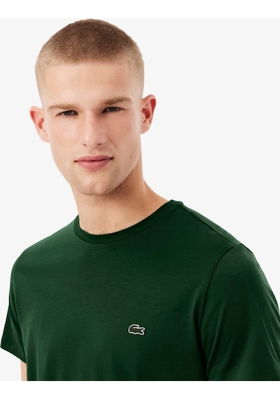 Lacoste Erkek Regular Fit Bisiklet Yaka T-shirt Yeşil