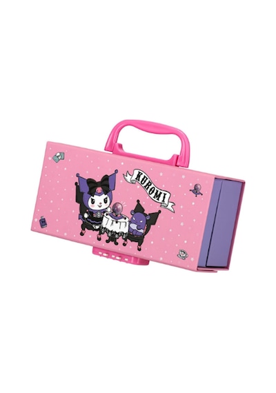Kuromi Kilitli Kalemlik Pembe Çok Renkli
