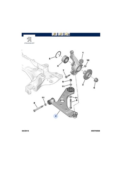 Ön Salıncak Peugeot 1618067480