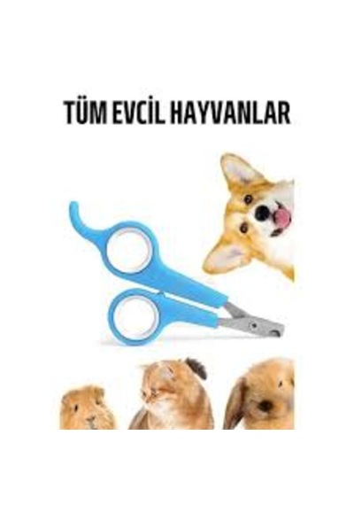 Kedi Köpek Evcil Hayvan Tırnak Makası. Paslanmaz Çelik. Ergonomik Saplı