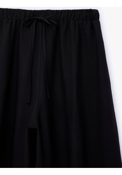 Koton Loose Fit Siyah Kadın Pantolon 7wak40043pw