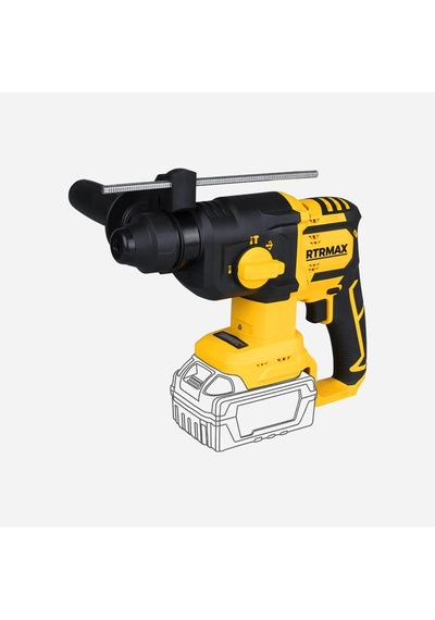 Rtrmax RTS5040B Akülü Pnömatik 1.8 J 20 MM Solo Kırıcı-Delici