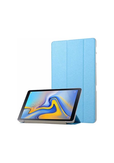 Ecruz Galaxy Tab A T590 Uyumlu Smart Cover Standlı 1-1 Kılıf-mavi