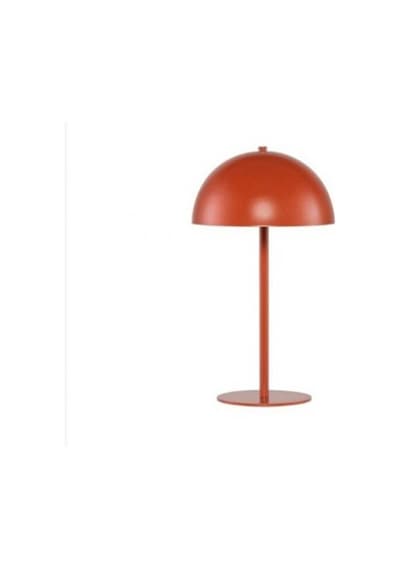 Mylights 30 Cm Baslıklı Masa Lambası Kırmızı Abajur Gece Lambası Siyah