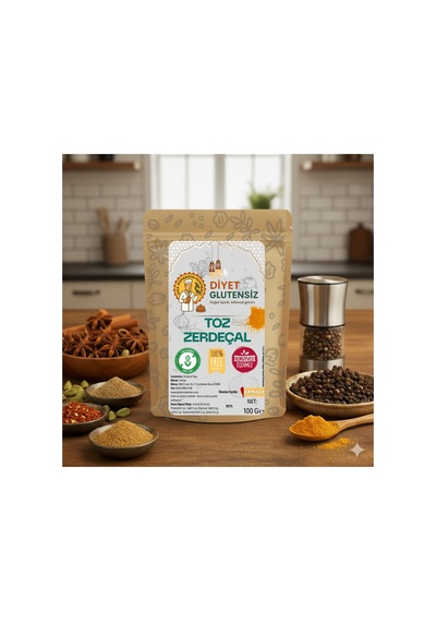 Glutensiz Toz Zerdeçal 100 G