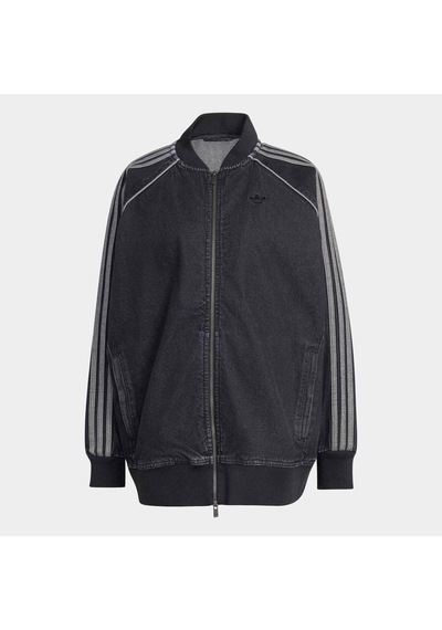 Adidas Sst Oversized Denim Kadın Siyah Ceket Kq6471