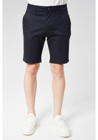 Braccas Erkek Modal Karşımlı Chino Slim Fit Şort Lacivert Lacivert
