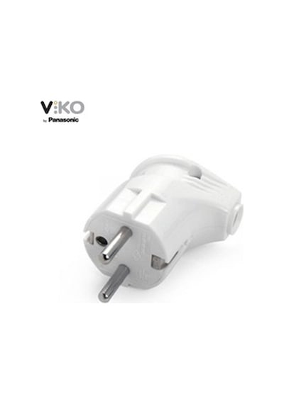 Viko Monoblok Ups Topraklı L Erkek Fiş Beyaz N11.358