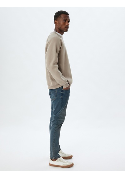Koton Brad Kot Pantolon Slim Fit Normal Bel Orta İndigo 5wam40010ıd İndigo