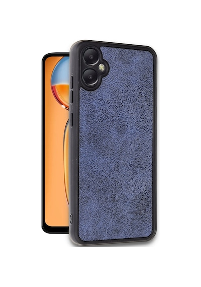 Newface - 410 - Samsung Galaxy A05 Kılıf Aras Deri Kapak - Edntrend - - Lacivert