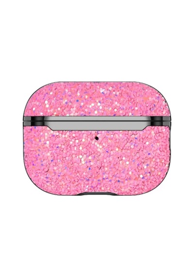 Mepa Onegif Apple Uyumlu AirPods 3 3.nesil Bright Simli Apple Uyumlu AirPods Kapak - Pembe Najmaddin