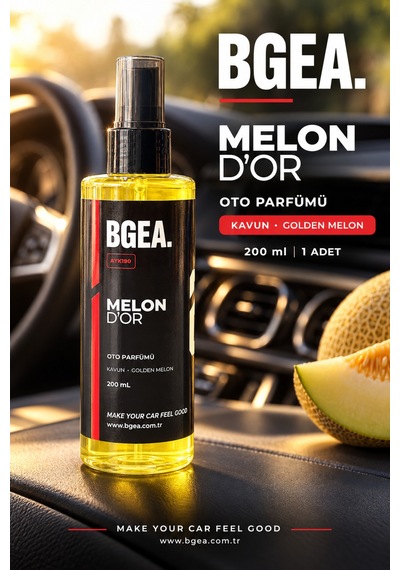 Bgea Melon D Or Kavun Kokulu Oto Parfümü Golden Melon Sprey 200 Ml