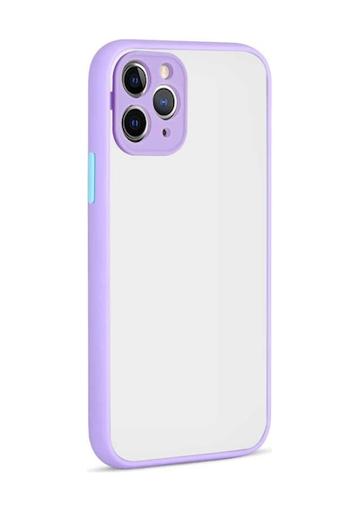Zore İphone 12 Pro Max Uyumlu Ogaa Hux Kılıf-lila