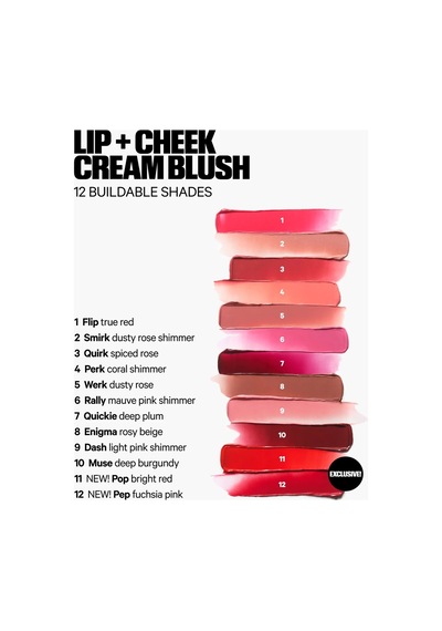 Lip + Cheek - Uzun Süre Kalıcı Nemlendirici Etkili Çok Amaçlı Stick Allık 6 G Muse