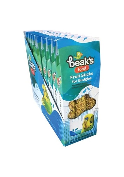 Kuşlar İçin Ek Besinler, Kutu, Meyveli Muhabbet Krakeri, 3 Ad X 10 Adet 100 G