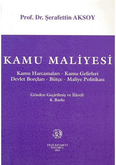 Kamu Maliyesi - Şerafettin Aksoy