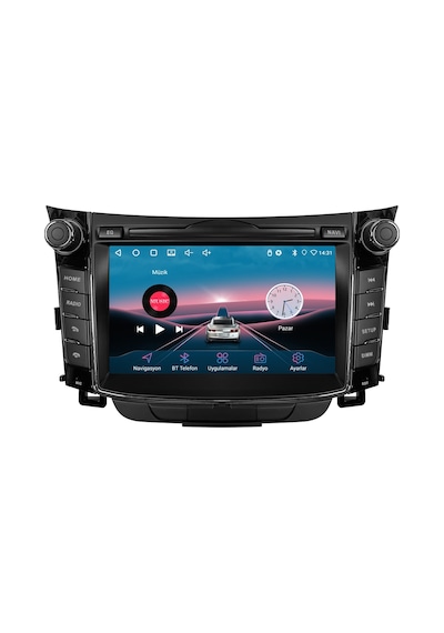 Hyundai İ30 Android Multimedya Sistemi 2012-2016 Crv-4901rd 7"
