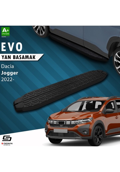 S-Dizayn Dacia Jogger Evo Siyah Yan Basamak 213 Cm 2022 Üzeri