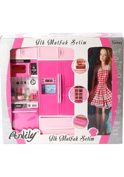 02318 Anlily Bebekli Mutfak Dolabı Oyun Seti