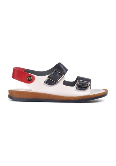 Şiringenç 006 Lacivert-beyaz-kırmızı Çocuk Sandalet 001