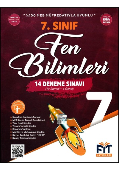 Fit 7 Sınıf Fen Bilimleri Denemeleri 14 Deneme