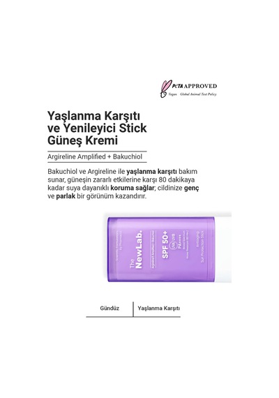 The NewLab Ve Cilt Yenileyici Yüksek Korumalı Stick Güneş Kremi Spf 50 Suya Dayanıklı