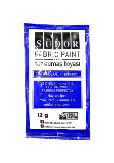 Toz Kumaş Boyası Lacivert Karışık Çok Renkli