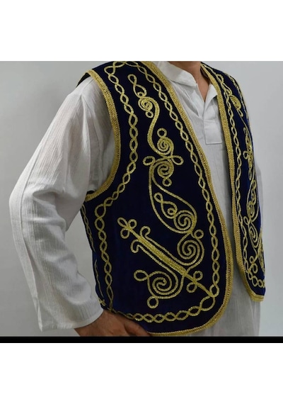 Sedacankostüm Osmanlı Işlemeli Dondurmacı Yelek .