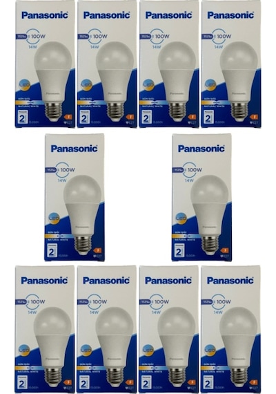 Panasonic 14w 100w 4000k Günışığı E27 Duylu Led Ampul 10 Adet