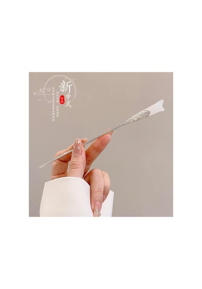 Şeffaf Minimal Topuz Saç Çubuğu Beyaz Gümüş - 255478013 Beyaz Gümüş - 255478013 Beyaz Gümüş