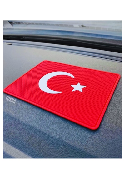 Hyundai Accent Yumurta Kasa Torpido Koruma Halısı 1996-2000 / Oto Ayna Askısı & Tampon Çeki İpi & Kaydırmaz Ped Siyah