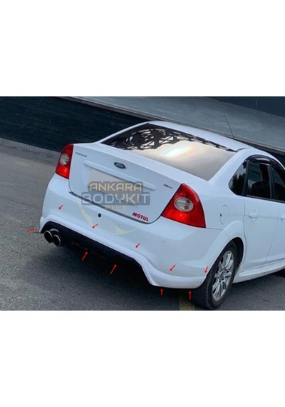 Focus 2.5 Sedan Arka Tampon Eki Plastik - Boyası