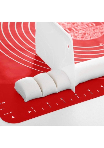 Silikon Ölçülü Çok Amaçlı Hamur Matı Kırmızı