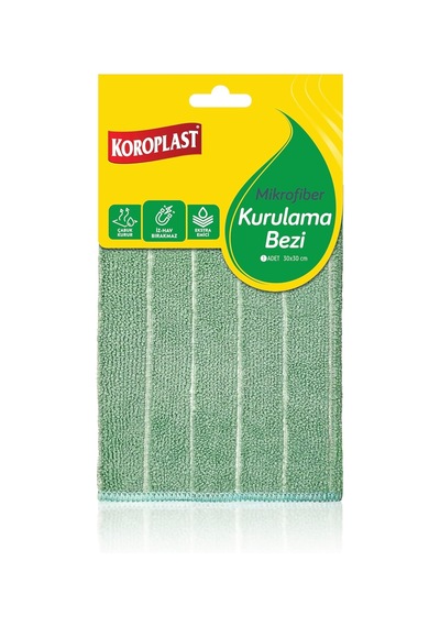 Mikrofiber Kurulama Bezi Tekli, Hızlı Kurulama, Yüksek Emici, İz & Hav Bırakmaz, Cam, Ayna, Mutfak, Banyo, Tezgâh, Mobilya, Elektronik, Araç, Pencere, Raf, Televizyon, Bilgisayar, Beyaz Eşya
